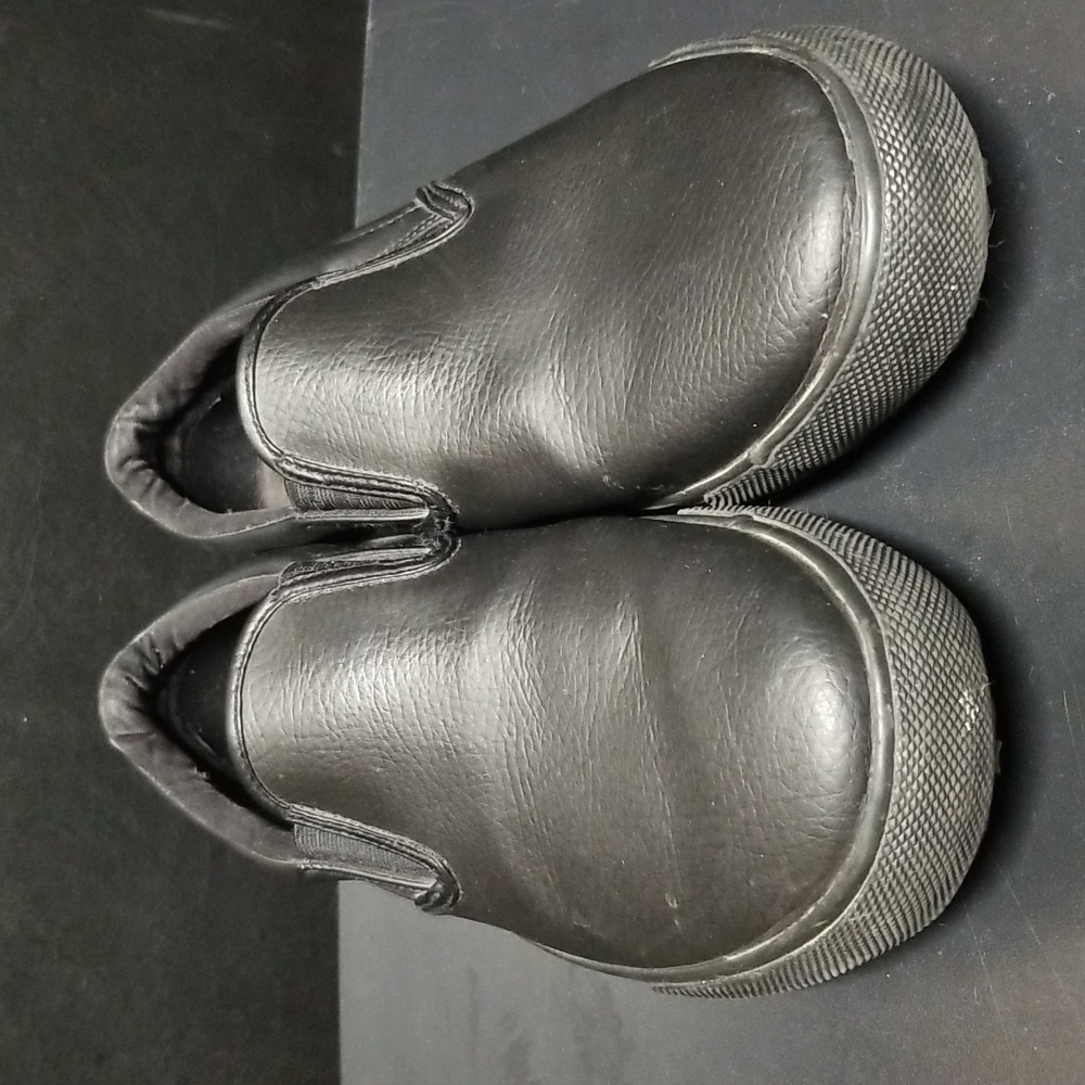 Safe T Step Leather Slip Ons